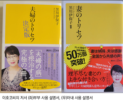 이호코씨의 저서 부부 사용 설명서, 아내 사용 설명서