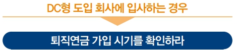 DC형 도입 회사에 입사하는 경우: 퇴직연금 가입 시기를 확인하라